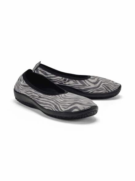 Hallux-Softslipper Animalprint Zebra