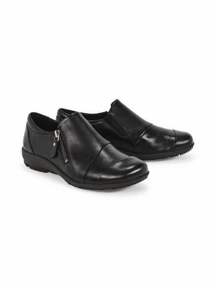 J.S.-RV-Slipper flexibel Schwarz