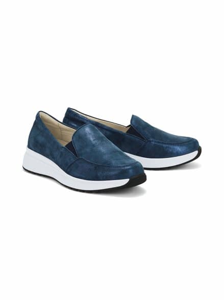 Fidelio- Hallux Komfortslipper Blau glänzend Fidelio- Hallux Komfortslipper Blau glänzend