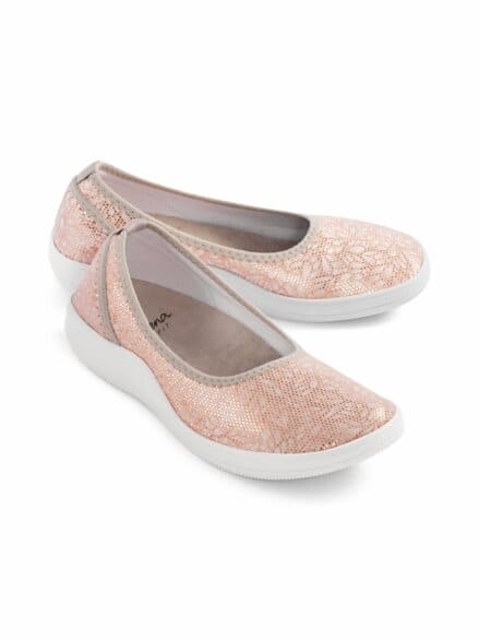 Hallux-Softslipper Naturform Rosa-Braun