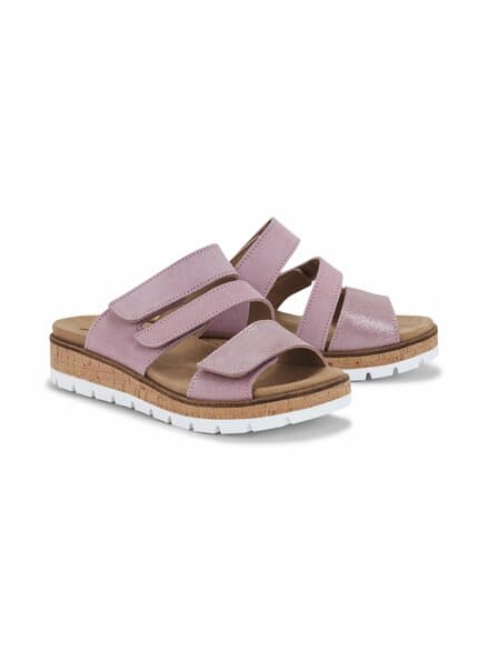 Hallux-Pantolette Klett Trio Rosé