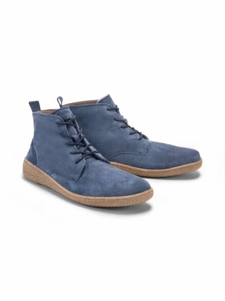 Knöchelstiefelette-Naturform Blau Knöchelstiefelette-Naturform Blau