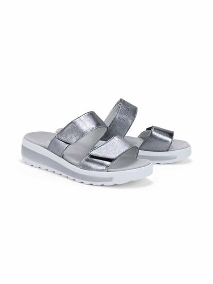Semler-Pantolette Komfortplus Silber