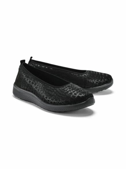Hallux-Ballerina Superstretch Weite Schwarz Hallux-Ballerina Superstretch Weite Schwarz