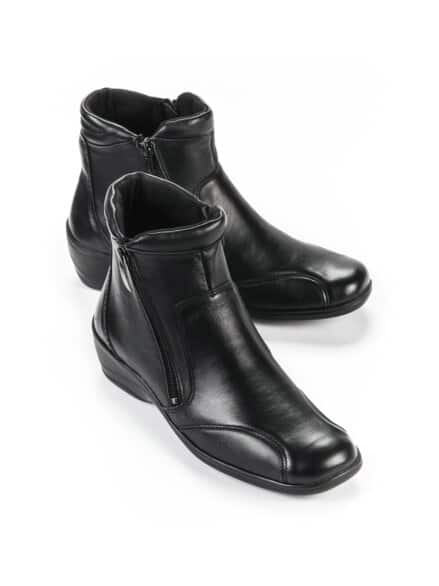 Hallux-City-Stiefelette Schwarz
