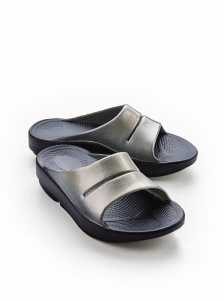 Schrittdämpfer-Pantolette Gold Metalic Schrittdämpfer-Pantolette Gold Metalic