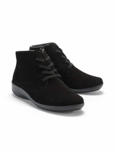 Hallux-Stiefelette Soft Bequemweite Schwarz Hallux-Stiefelette Soft Bequemweite Schwarz