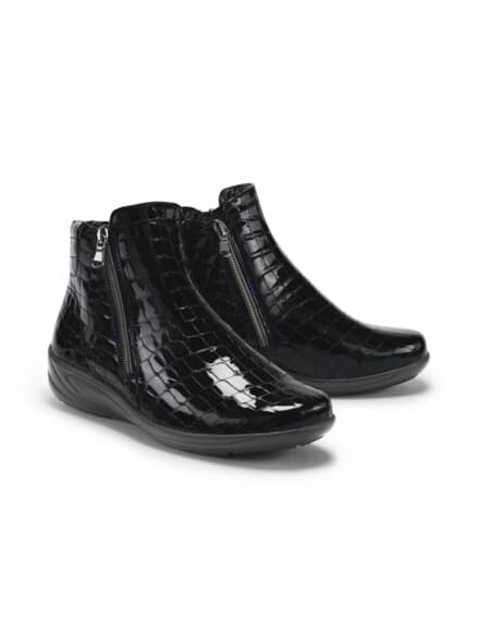 Hallux-Lupo Stiefelette Bequemweite Kroko