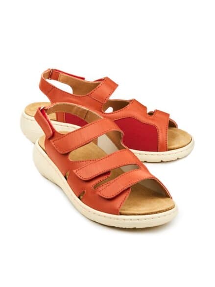 Hallux-Sandale Stretcheinsatz Orange Hallux-Sandale Stretcheinsatz Orange