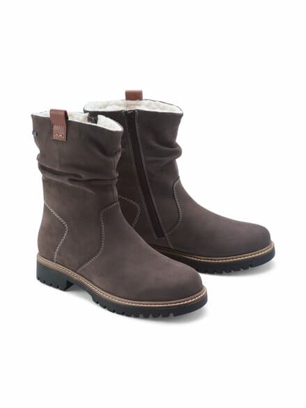 Bequem-Stiefel Warmfutter Braun