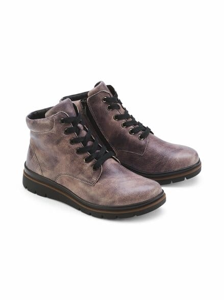 Hallux-Stiefelette Luftpolster Taupe