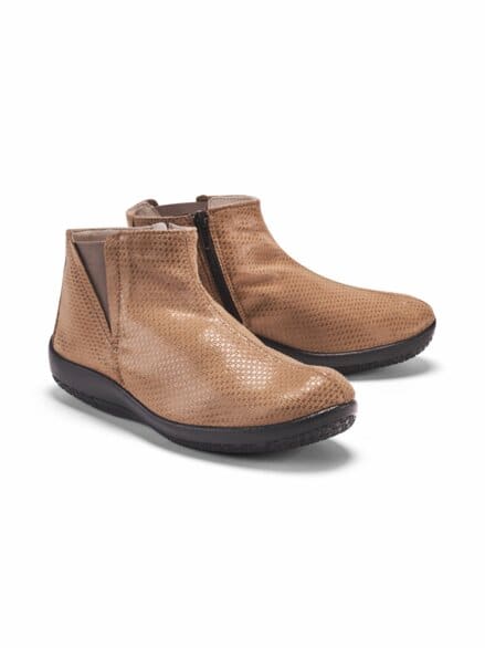 Hallux-Soft-Stiefelette Hellbraun Hallux-Soft-Stiefelette Hellbraun