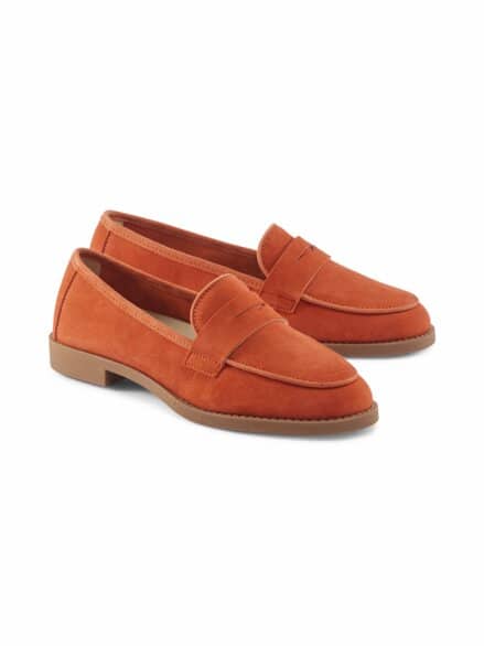 Hallux Edelkomfort-Loafer Orange