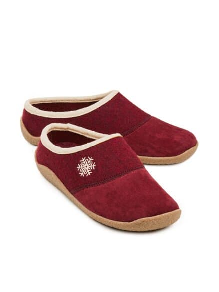 Hallux-Hausschuh Atmungsaktiv Bordeaux