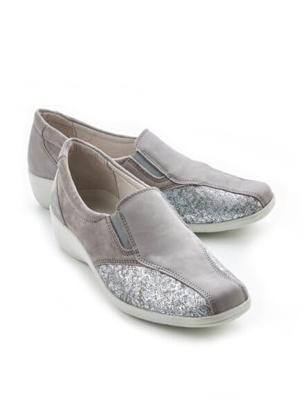 Hallux-Slipper Doppelstrech Grau