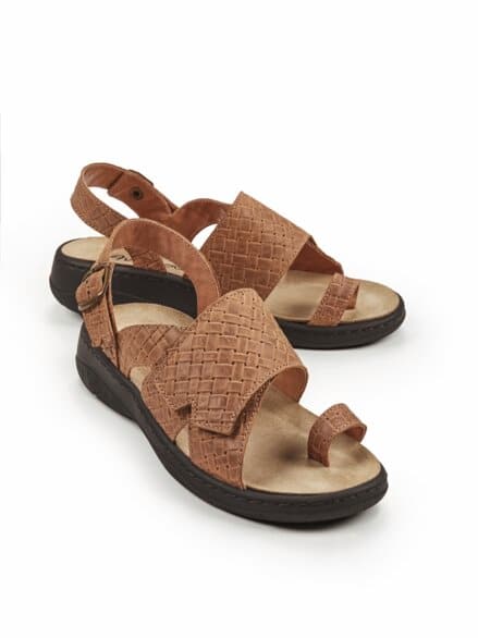 Hallux-Sandale Weichtritt Braun Hallux-Sandale Weichtritt Braun