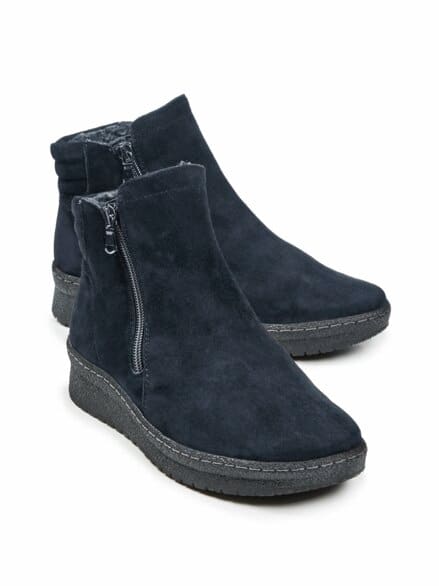 Hallux-Luftpolster-Bootie Dunkel Blau