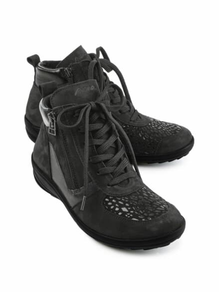 Hallux-Schnürbootie Thermo Schwarz Hallux-Schnürbootie Thermo Schwarz