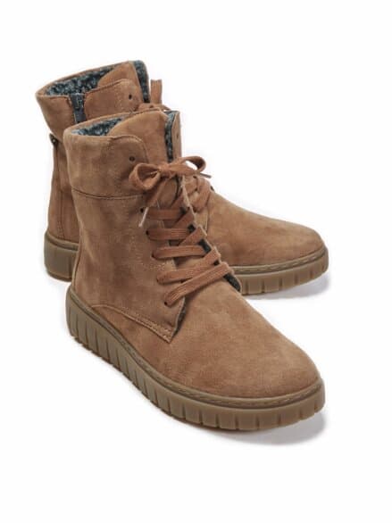 Hallux-Bequemstiefel Extra-Weite Braun