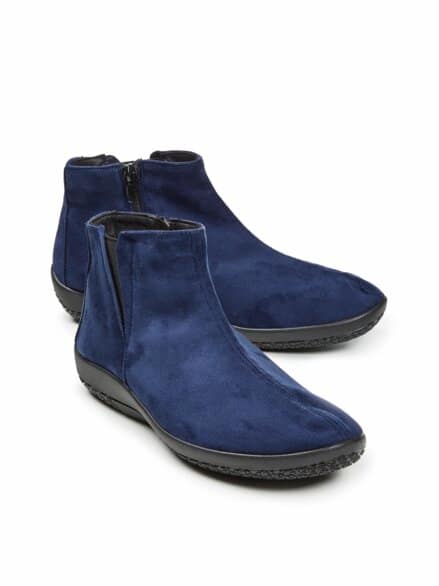 Hallux-Stiefelette Samtweich Marine