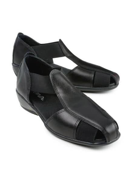 Superflex-Sandalenschuh Schwarz