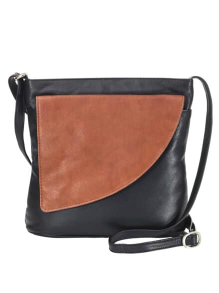 Lieblingshandtasche Schwarz-Cognac