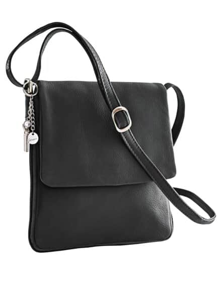 Leder-Handtasche Every Day Schwarz