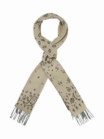 Fraas Paisley Schal Beige