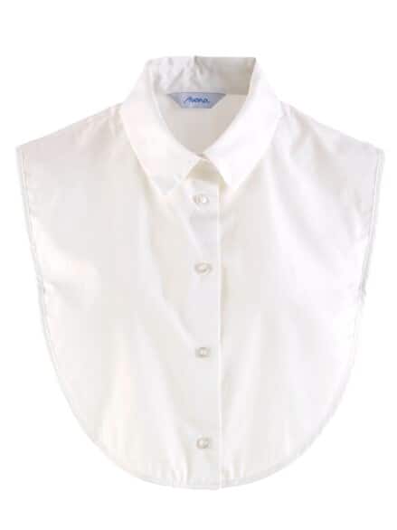 Blusenkragen Weiß