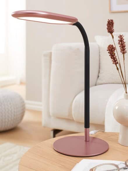 LED-Tageslicht-Tischlampe Roségold