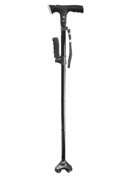 Multikomfort-Gehstock Schwarz