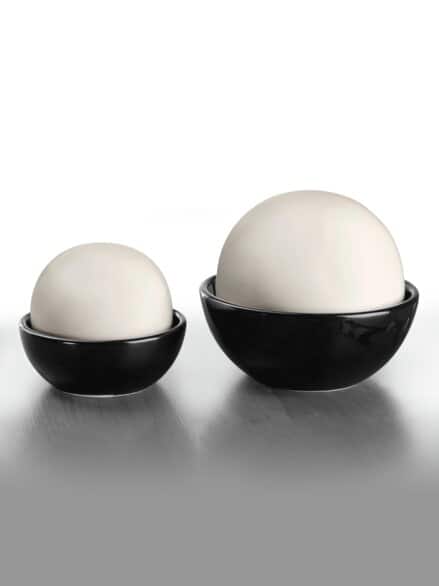 Luftbefeuchter Rondo Weiß-Schwarz