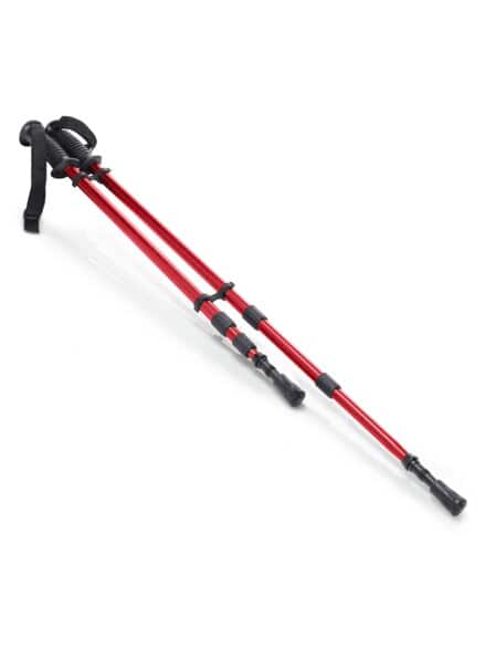 Teleskop-Trekkingstöcke Ultraleicht Rot-Schwarz Teleskop-Trekkingstöcke Ultraleicht Rot-Schwarz