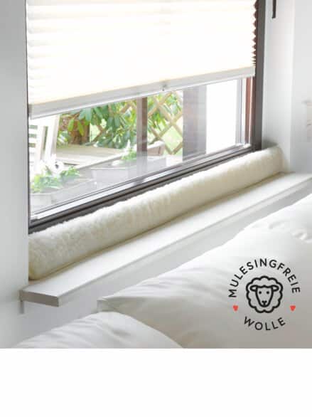 Schurwoll-Zugluftstopper Natur