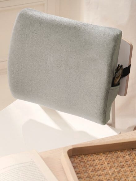 Lenden-Stützkissen Memory Foam Grau