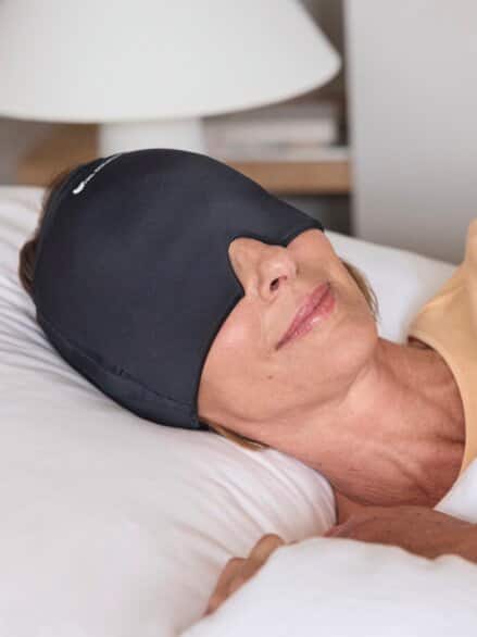 Anti-Kopfschmerz-Kühlmaske Schwarz