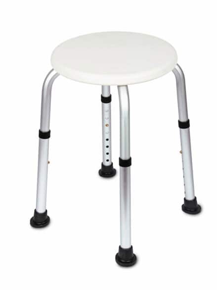 Duschhocker Höhenverstellbar Weiß