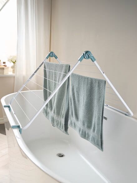 Wäschetrockner Badewanne Weiss