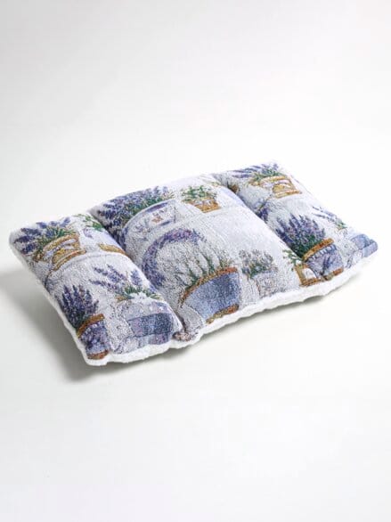 Rückenkissen Gobelin Grau-Lavendel Rückenkissen Gobelin Grau-Lavendel