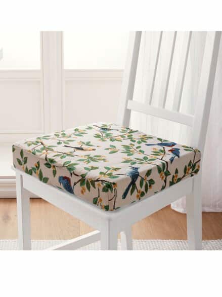 Sitzerhöhung Gobelin Beige-Grün