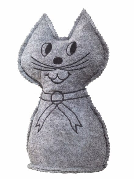 Raumentfeuchter Katze Grau