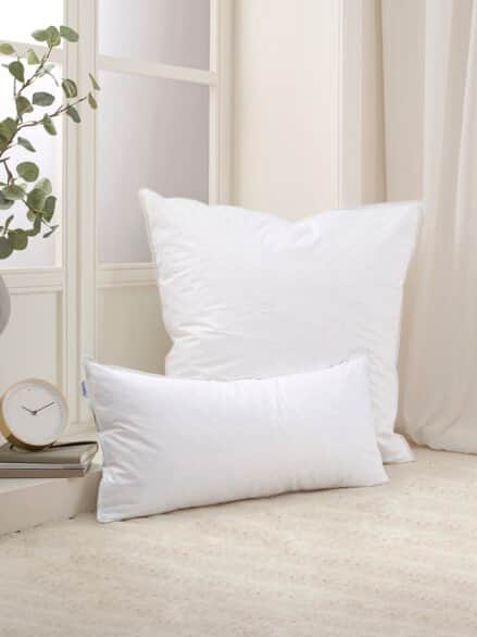 Daunen-Federn-Kopfkissen Weiß