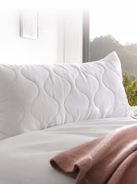 2 in 1- Komfort-Kissen Weiß