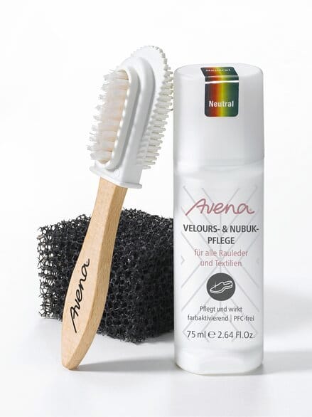 Rauleder-Pflegeset Neutral Farblos