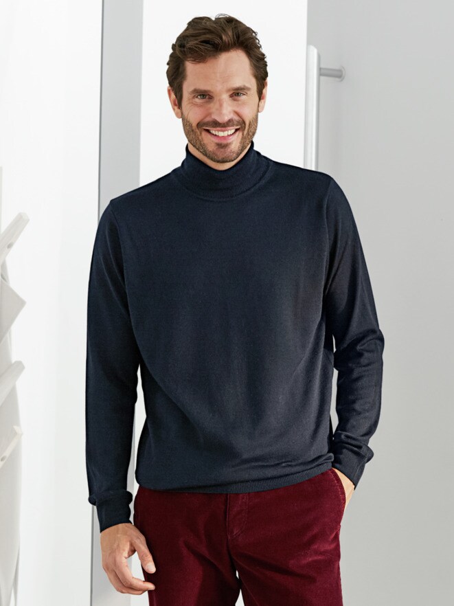 Merino-Mix Rollkragen-Pullover Merino-Mix Rollkragen-Pullover