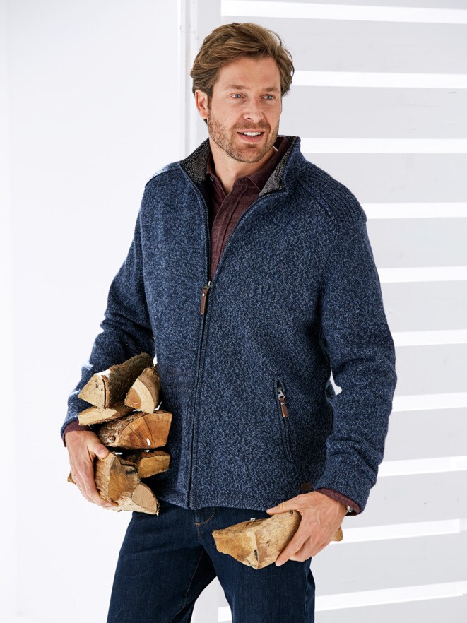 2-Lagen Strickfleece-Jacke 2-Lagen Strickfleece-Jacke
