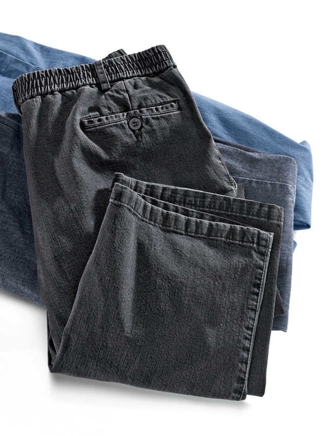 Herren-Komfortbund-Jeans Herren-Komfortbund-Jeans