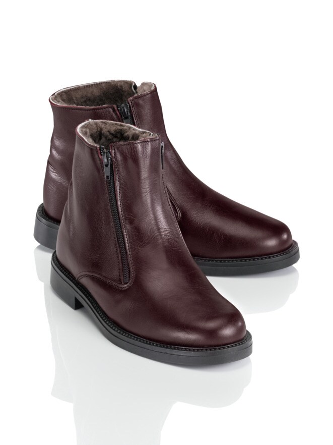 Herren-Lammfell-Stiefelette Herren-Lammfell-Stiefelette