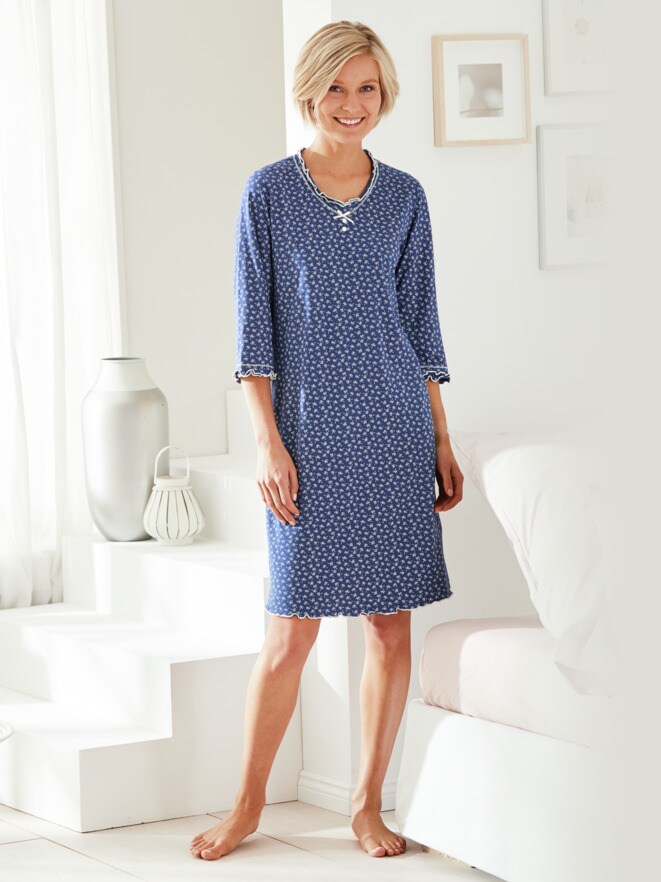Soft-Nachthemd Baumwolle Soft-Nachthemd Baumwolle