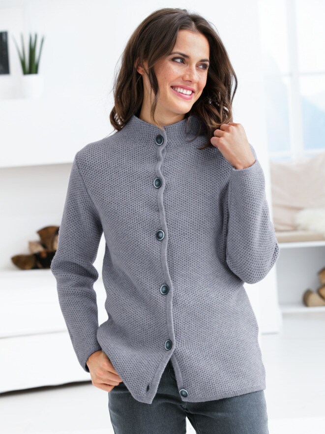 Yak-Strickjacke Luxus Pur Yak-Strickjacke Luxus Pur